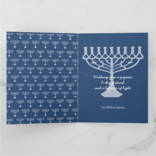 Happy Hanukkah Greetings Karte