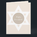 Happy Hanukkah Greetings Karte<br><div class="desc">Digitale Kunst</div>