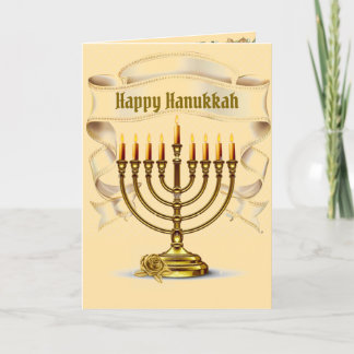 Happy Hanukkah Grußkarte Dankeskarte