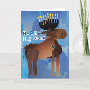 Happy Hanukkah Grußkarte Feiertagskarte