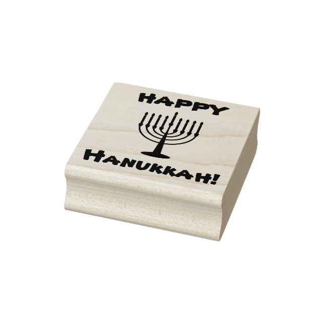 Happy Hanukkah Gummistempel (Stempel)