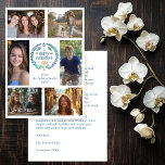 HAPPY HANUKKAH HandGezeichnet CUSTOM 6 FOTO Feiertagskarte<br><div class="desc">Hoffe, dass Ihnen dieses Ferien-Design gefällt. Klicken Sie auf "Personalisieren", um Ihre eigenen Fotos und Texte zu bearbeiten und auf der Vorder- und Rückseite hinzuzufügen. Auch als digitaler Download zum Versenden per E-Mail oder SMS und rett auf Porto. Karo in meinem Shop für weitere passende Artikel wie Grußkarten, Postkarten, Aufkleber,...</div>