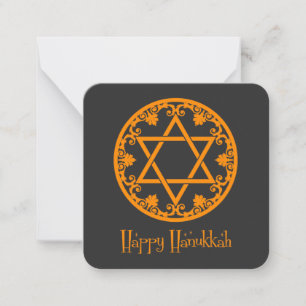 Happy Hanukkah   Hanukkah Festival Mitteilungskarte