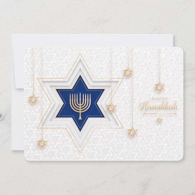 Happy Hanukkah Holiday Card Feiertagskarte (Vorderseite)