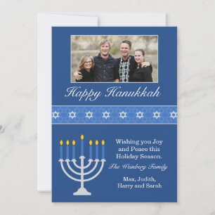 Happy Hanukkah Holiday Card Feiertagskarte
