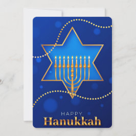 Happy Hanukkah Holiday Card Feiertagskarte