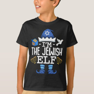 Happy Hanukkah Ich bin der jüdische Elf Weihnachte T-Shirt