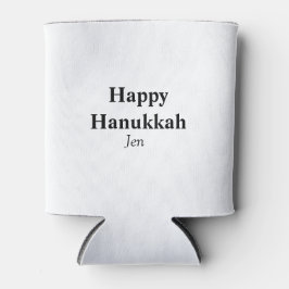 Happy Hanukkah Ihr Name Text editierbar Dosenkühler