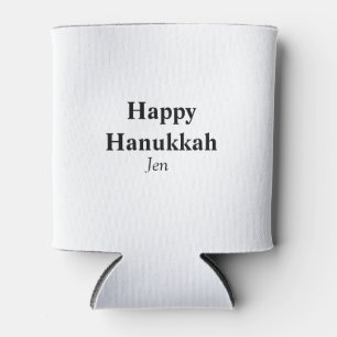 Happy Hanukkah Ihr Name Text editierbar Dosenkühler