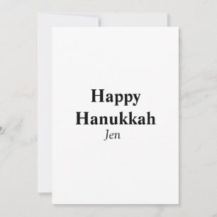 Happy Hanukkah Ihr Name Text editierbar Einladung