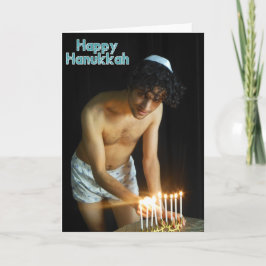Happy Hanukkah - Jonah Feiertagskarte