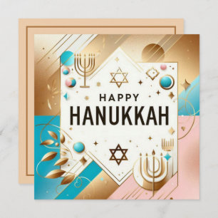 Happy Hanukkah Karte