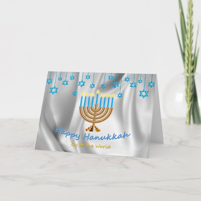 Happy Hanukkah Karte (Vorderseite)