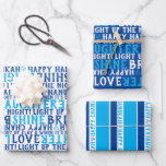 HAPPY HANUKKAH Liebe Leichtes Lachen Blau & Weiß Geschenkpapier Set<br><div class="desc">Gönnen Sie sich ein Geschenk nach Ihren Wünschen und entspannen Sie sich am Tag. HAPPY HANUKKAH Liebe Light Laughter Typografy Wrapping Paper sagt es alles! Diese Verpackung ist ein fantastischer Weg, um Familie und Freunden ein Happy Chanukah Inklusive LIEBE LIGHT LAUGHTER wünschen. Ich habe ein kleines Dreifach, Shine Bright, und...</div>