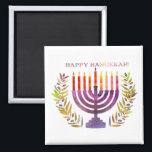 Happy Hanukkah Magnets Magnet<br><div class="desc">Dieses niedliche Hanukkah-Muster ist ein Blickfang! Es ist eine lustige und trendige Art,  Dekoration,  Geschenke,  Kleidung und Haushaltsartikel für den Anlass zu verkleiden. Karo in meinem Shop für weitere Musterartikel und Geschenkideen oder kombiniere Gegenstände zu einem interessanten Geschenkpaket!</div>