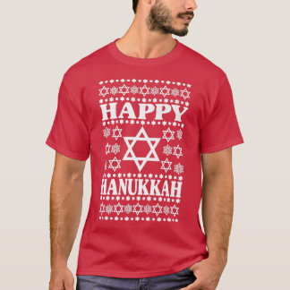 Happy Hanukkah Männer Frauen Kinder, Sterne von Da T-Shirt