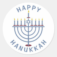 Happy Hanukkah Menorah