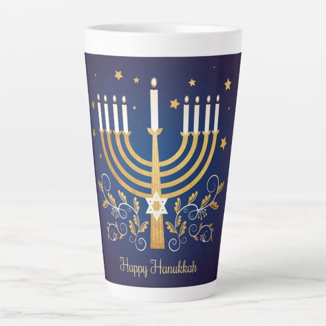 Happy Hanukkah Milchtasse (Vorderseite)
