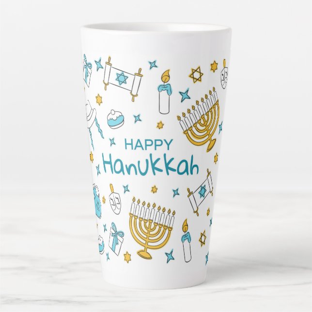 Happy Hanukkah Milchtasse (Vorderseite)