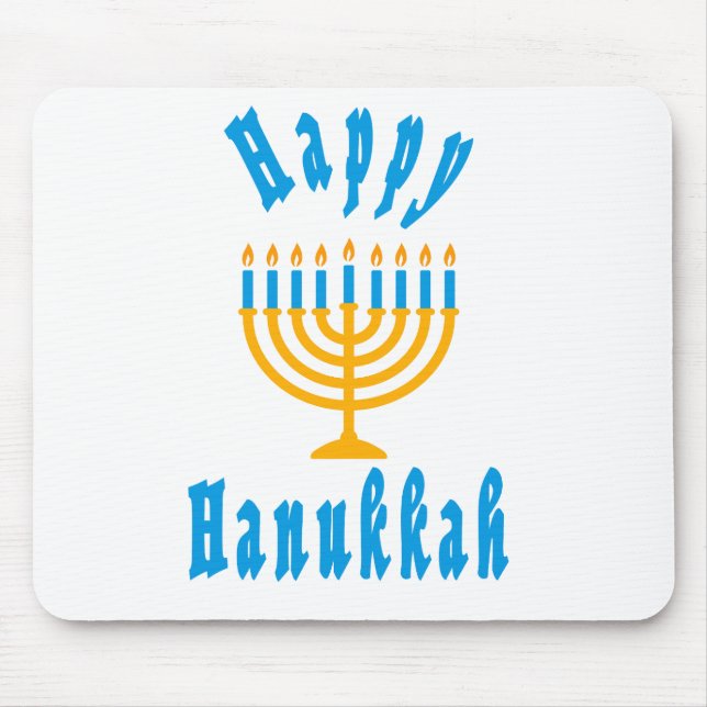 Happy Hanukkah Mousepad (Vorne)