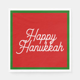 Happy Hanukkah Napkins Serviette