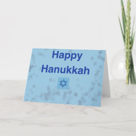 Happy Hanukkah Note Card Dankeskarte