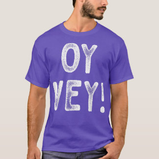 Happy Hanukkah Oy Vey Vintag Niedlichen Funny Hebr T-Shirt