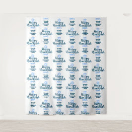 Happy Hanukkah Party Hintergrund Foto Hintergrund Wandteppich