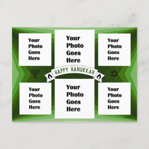 Happy Hanukkah Picture Postcard HAMbWG Postkarte