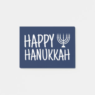 Happy Hanukkah Post-it Klebezettel