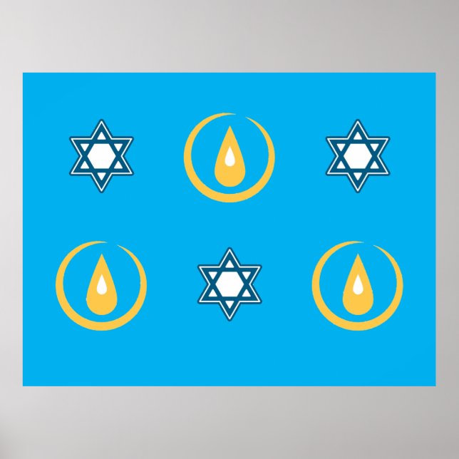 Happy Hanukkah Poster (Vorne)