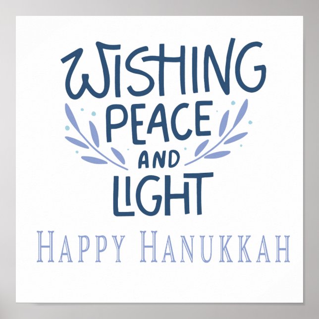 Happy Hanukkah Poster (Vorne)