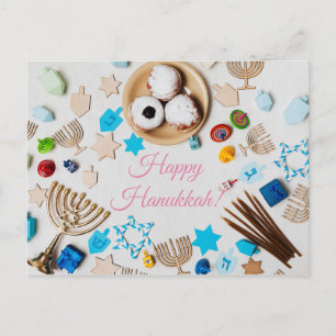 Happy Hanukkah Postkarte