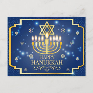 Happy Hanukkah Postkarte