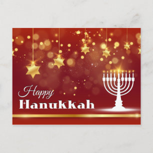 Happy Hanukkah Postkarte