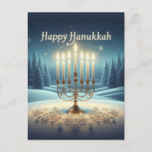 Happy Hanukkah Postkarte