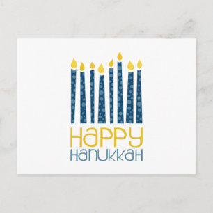 Happy Hanukkah Postkarte