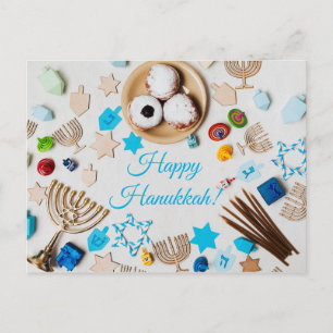 Happy Hanukkah Postkarte