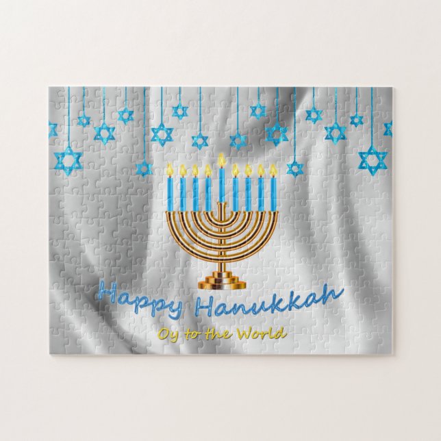 Happy Hanukkah Puzzle (Horizontal)
