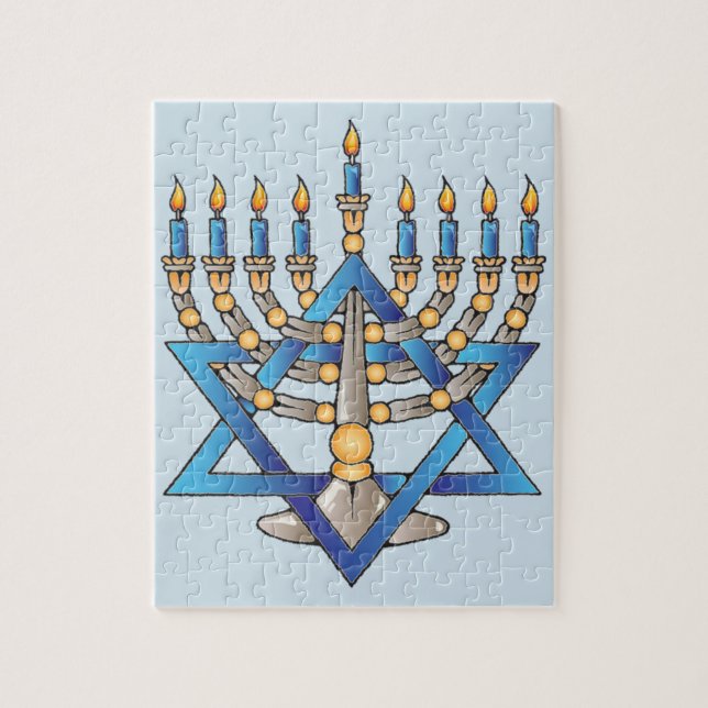 Happy Hanukkah Puzzle (Vertikal)