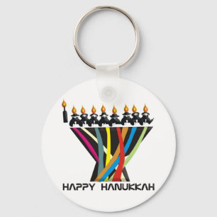 Happy Hanukkah Schlüsselanhänger