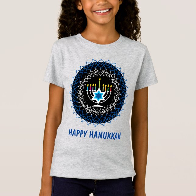 Happy Hanukkah - schönes Design2 T-Shirt (Vorderseite)