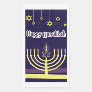 Happy Hanukkah Serviette