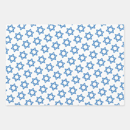 Happy Hanukkah Star von David Holiday Faith Geschenkpapier Set