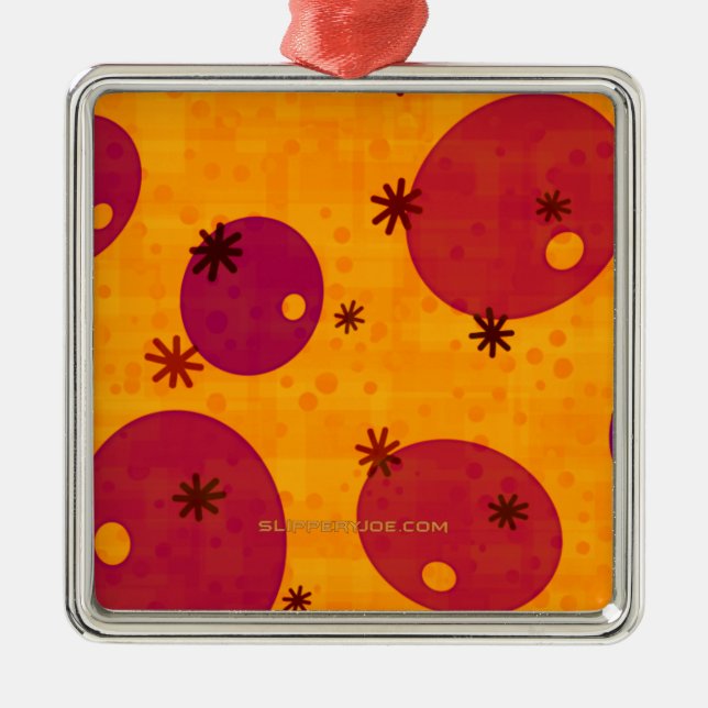 Happy Hanukkah Star von David menorah Dreidel Slip Ornament Aus Metall (Vorne)