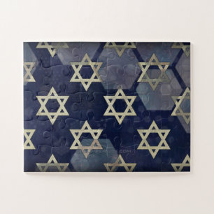 Happy Hanukkah Star von David menorah Dreidel Slip Puzzle