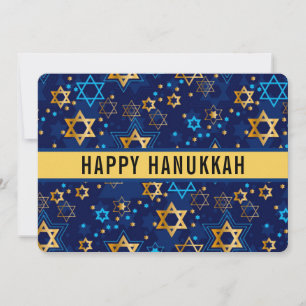 Happy Hanukkah Star von David Niedlich Trendy Feiertagskarte