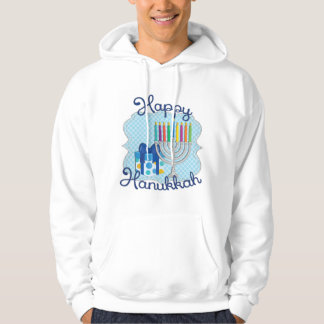 Happy Hanukkah Sweatshirt hässlich schwül Party