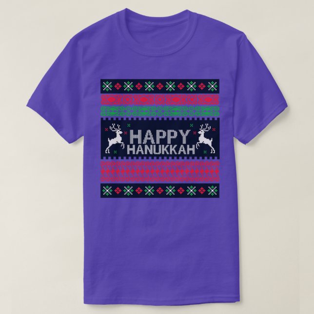 Happy Hanukkah T-Shirt (Design vorne)