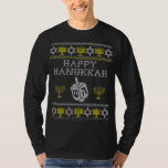 Happy Hanukkah Ugly Sweater Chanukah Jüdischer Chr T-Shirt<br><div class="desc">Happy Hanukkah Ugly Sweater Chanukah Jüdische Weihnachtsgeschenke</div>